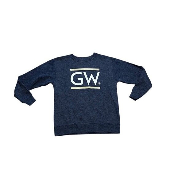 George Washington University GW League Brand Sweatshirt Mens Size Small Triblend - Picture 1 of 6